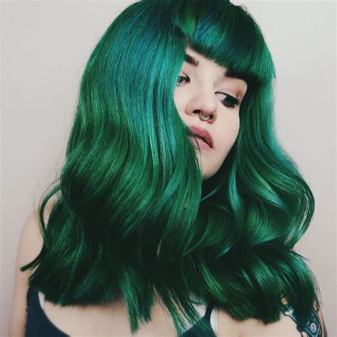 Witch of the sea green hair colorant